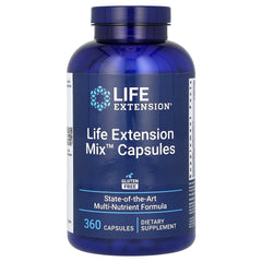 Life Extension Mix Caps baksida näringsfakta