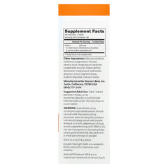Doctor's Best SAM-e ingredienser etikett