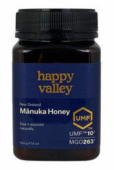 Happy Valley Mānuka Honey UMF 10+ 500g framsida