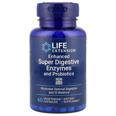 Life Extension Enhanced Super Digestive Enzymes baksida
