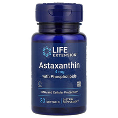 Astaxanthin med Fosfolipider baksida med näringsfakta