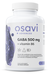 Osavi - Nature - GABA 500mg + Vitamin B6 - 120 Vcaps