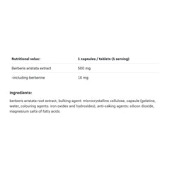 Allnutrition - Berberine - Extract Fra Indisk Berberis - 90 Kapsler