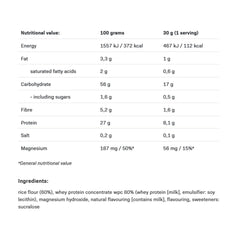 Allnutrition - Protein Risgrød, Hvid Chokolade-Brombær - 400g