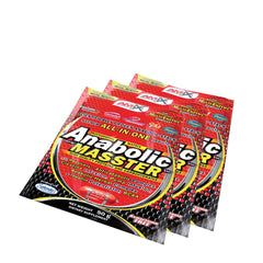 Amix Anabolic Masster sachets showcasing high-quality protein blend for muscle growth and recovery.
