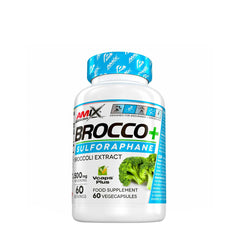 Amix Performance Brocco Plus Sulforaphane veg capsules for heart and liver health support.