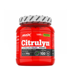 Amix Citrulyn Powder container, 300g, L-Citrulline Malate for enhanced endurance and recovery.