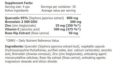 Amix - Provegan Quercetin With Bromelain Plus - 120 Caps (KORT DATUM 2026-06-30)