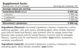 Amix L-Glutamine + BCAA 360 kapslar framsida