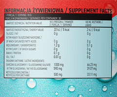 Ostrovit Aqua Kick Flex baksida näringsfakta