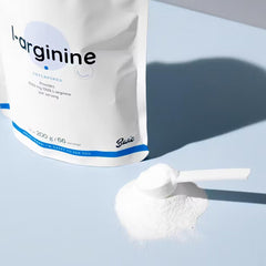 L-Arginine Pulver öppen förpackning