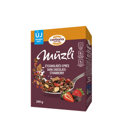 Cerbona Müzli ingredienslista etikett