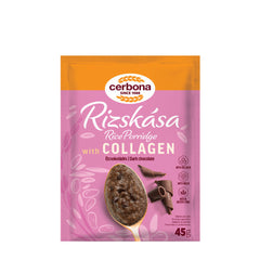 Cerbona Rice Porridge With Collagen baksida näringsfakta