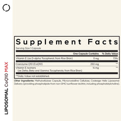 Codeage - Liposomal CoQ10 Max - 60 Vcaps - 60 Vegetable Caps
