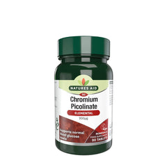 Natures Aid Chromium Picolinate baksida näringsfakta