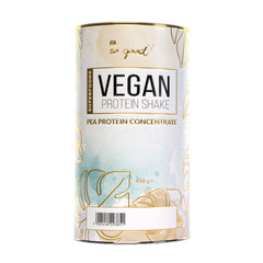 So Good! Vegan Protein Shake canister featuring pea protein concentrate, 450g size.