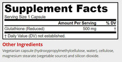 Jarrow Formulas - Reduced Glutathione - 500mg