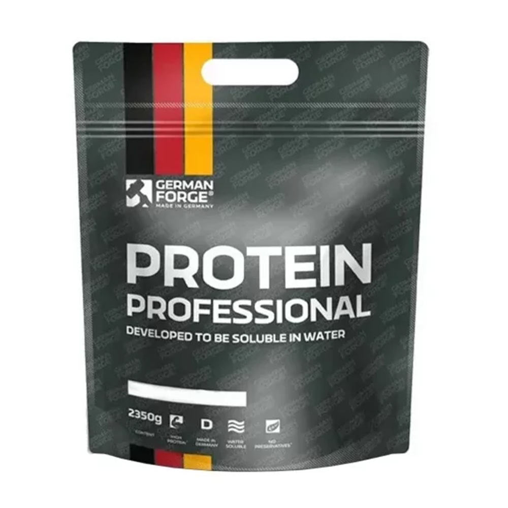 German Forge Protein Professional package, 235g, designed for easy water solubility and high-quality plant-based protein.