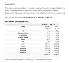 IronMaxx 100% BCAAs + Glutamine Zero 500g burk