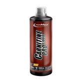 Ironmaxx Carnitine Pro Liquid in Mango flavor, 1000ml bottle with 1500mg L-carnitine, ideal for active individuals.