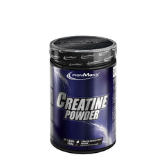 IronMaxx creatine powder container, 750g, high-quality creatine monohydrate for intense workouts.
