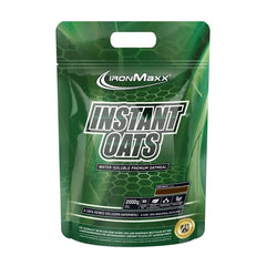 IronMaxx Instant Oats package featuring water-soluble premium oatmeal for muscle building and nutrition.