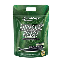 Ironmaxx Instant Oats package, 2000g, water-soluble premium oatmeal, rich in protein, ideal for muscle building.