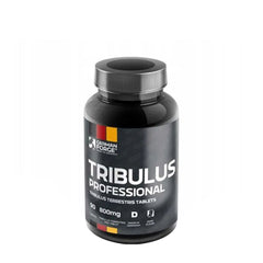 Ironmaxx German Forge Tribulus Professional supplement bottle, 90 tablets of Tribulus Terrestris for athletes.