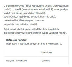 L-Arginine kapslar närbild