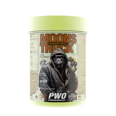 Zoomad Labs Moonstruck II GLOW pre-workout supplement with licorice fruit flavor and unique ingredients for enhanced performance.