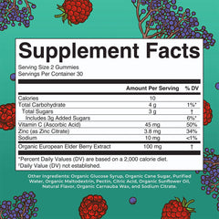 MaryRuth's - Organic Kids Immunity Gummies - Mixed Berry - 60 Gummies
