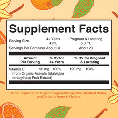 MaryRuth's - Organic Vitamin C Liquid Drops - Orange - 120ml