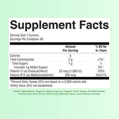 MaryRuth's - Mary Ruth's - D3 + B12 Gummies