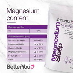 Better You - Magnesium Sleep Mineral Bath Flakes - 1kg