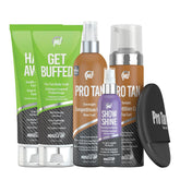 Male Competitor Kit framsida med produktflaskor
