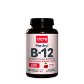 Jarrow Formulas Methyl B-12 körsbär fruktgummi framsida