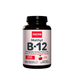 Jarrow Formulas Methyl B-12 körsbär fruktgummi framsida