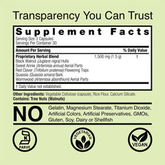 Nature'S Answer - Black Walnut & Wormwood - 90 Vcaps