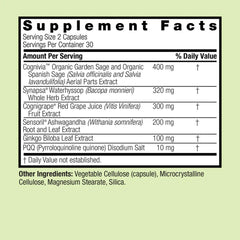 Nature's Answer - Cognimax - 60 Vcaps