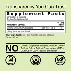 Nature'S Answer - Slippery Elm - 90 Vcaps