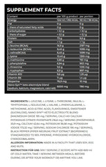 Nanosupps Berry Mix baksida näringsfakta