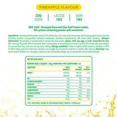 Nano Supps Beef Juice ingredienser och etikett