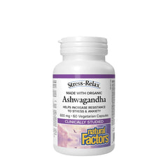 Natural Factors Stress-Relax Ashwagandha framsida