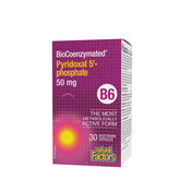 Natural Factors Biocoenzymated Pyridoxal 5'-Phosphate framsida