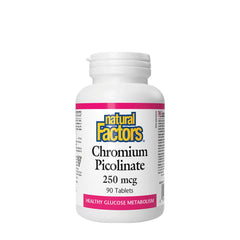 Chromium Picolinate 250 μg baksida näringsfakta