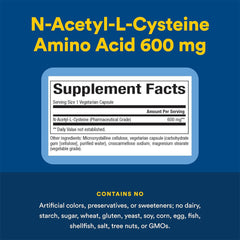 Natural Factors - N-Acetyl-L-Cystein (NAC) 600mg
