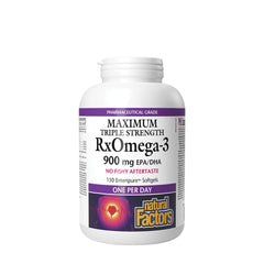 Natural Factors - Omega-3 Maximum Triple Strength 900 mg