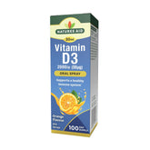Vitamin D3 Daily Oral Spray Apelsin baksida