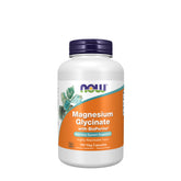Now Foods Magnesium Glycinate with BioPerine, 180 veg capsules, supports energy production and nervous system.