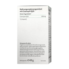 Nature Love Coenzyme Q10 baksida